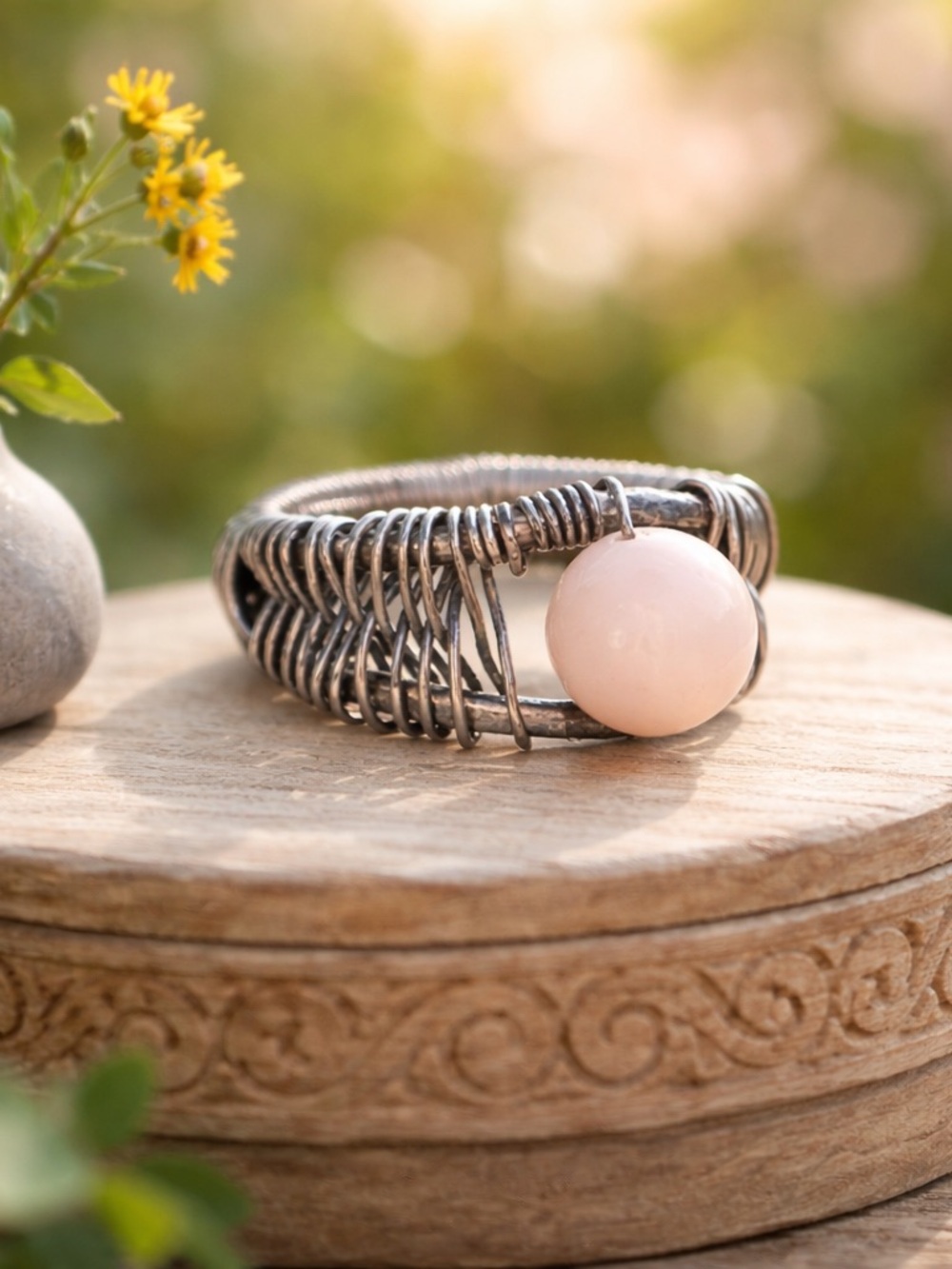 Pink Opal Ring - Picture 5 of 12